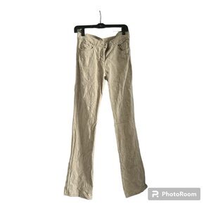 Class by Roberto Cavalli cream floral flared pant